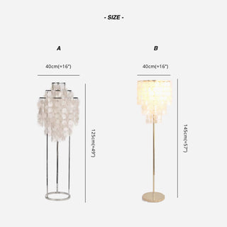 Gentle Luxury Shell Floor Lamp, 2 Color