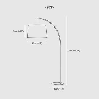 Simple Modern Fishing Floor Lamp, 2 Colors, Living Room