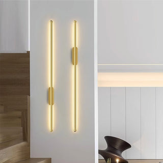 Simple Line Wall Lamp, Bedroom/Living room, Black/Gold