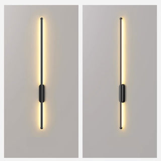 Simple Line Wall Lamp, Bedroom/Living room, Black/Gold