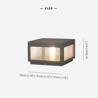 Vintage Metal LED Outdoor Light Post