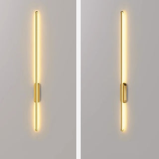 Simple Line Wall Lamp, Bedroom/Living room, Black/Gold