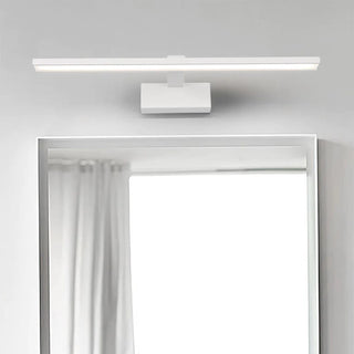 Levin Minimalist Linear Mirror Front Vanity Wall Lamp, Black & White