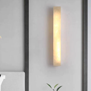 Rectangular Resin Outdoor Wall Lamp, White