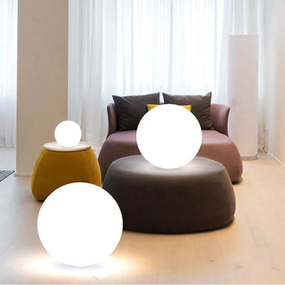 LED Neon Color Sphere Shape PVC Floor Lamp Remote Control