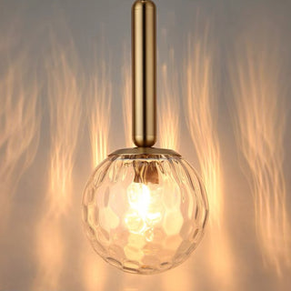 Water Ripple Glass Ball Pendant Light, 2 Colors