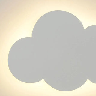 “A Cloud” Simple Cloud Wall Lamp, White/Blue/Pink