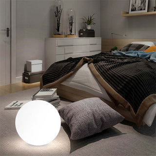 LED Neon Color Sphere Shape PVC Floor Lamp Remote Control