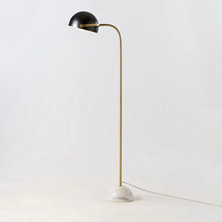 Floor Lamp Semi Circular Retro/Minimalist, Black, Bedroom