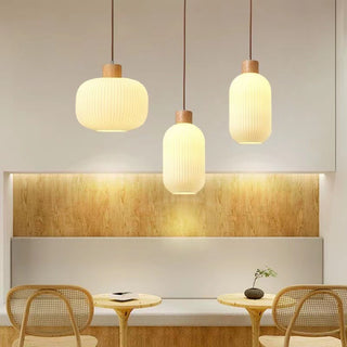 Modern Pumpkin Pendant Lamp