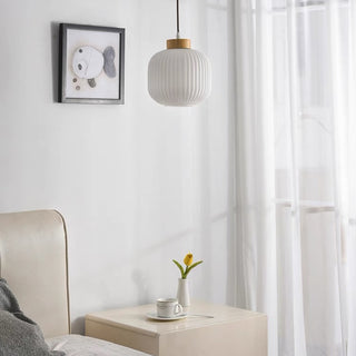 Modern Pumpkin Pendant Lamp