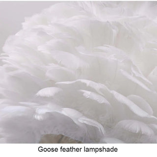 Feather Table Lamp Tripot, 4 Color