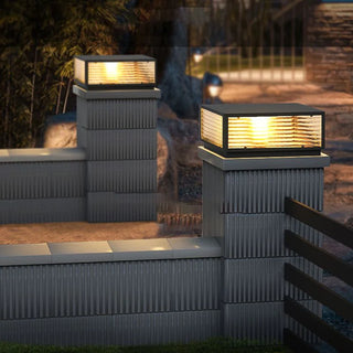 Vintage Metal LED Outdoor Light Post