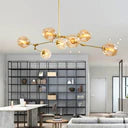 Nordic Modern Glass Pendant Light Clear Bubble