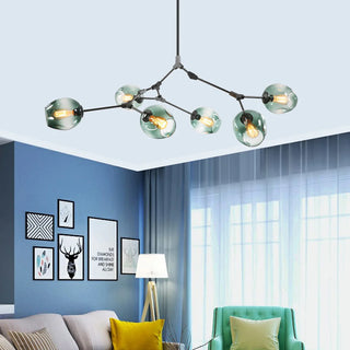 Nordic Modern Glass Pendant Light Clear Bubble