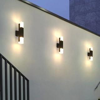 Outdoor Waterproof Wall Lamp, Steady/Sensor Lights, 4 Styles