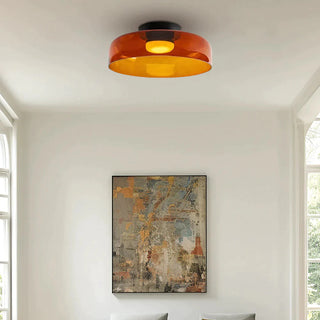 Modern Simple Bowl-shaped Creative Glass Flush Mount Ceiling Light