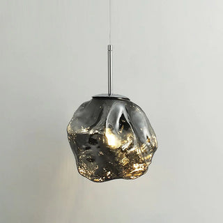 La Lave Futuristic Glass Irregular Rock Shape Lava Pendant Light, Kitchen Island & Bedroom