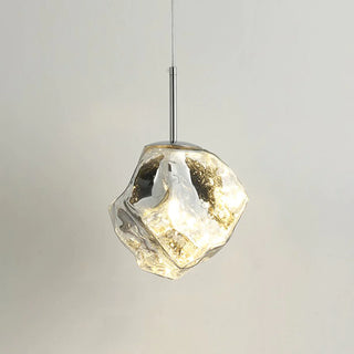 La Lave Futuristic Glass Irregular Rock Shape Lava Pendant Light, Kitchen Island & Bedroom