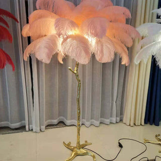 Feather Floor Lamp,H80/180CM