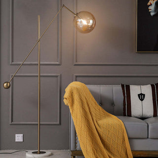 Luxury Glasss Floor Lamp Bedside Standing Lamp