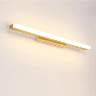 Mori Minimalist Linear Wooden Wall Lamp, Wood/Walnut