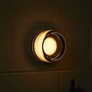 Caramel Pudding Melton Bedroom Indoor Wall Mount Lamp, Smoke Gray/Amber/White