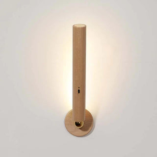 360° Rotatable Wooden Wall Light Smart LED