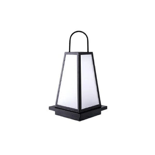 Stone Outdoor Light, Metal&Resin, Black