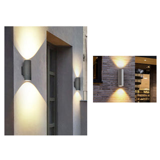 Cement Industry Outdoor Wall Lamp Double-headed, Cement