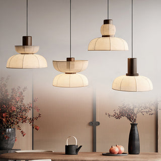 Gauze Fabric Pendant Light