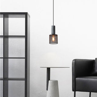 Industrial Metal Black Pendant Light