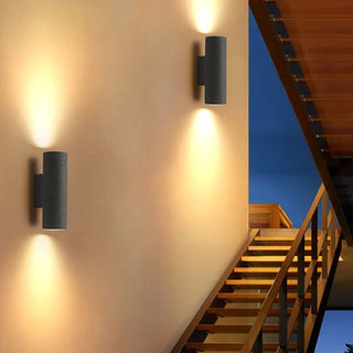 Cement Industry Outdoor Wall Lamp Double-headed, Cement