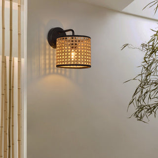 Rattan Wall Sconce