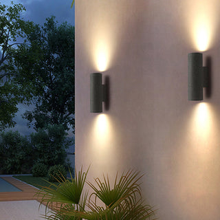 Cement Industry Outdoor Wall Lamp Double-headed, Cement