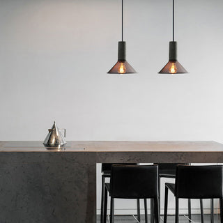 Industrial Metal Black Pendant Light