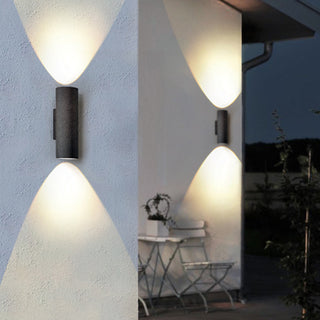 Cement Industry Outdoor Wall Lamp Double-headed, Cement