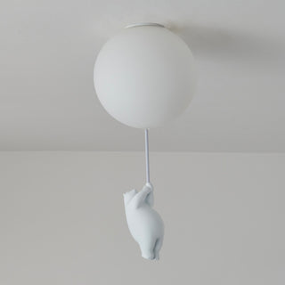 Balloon Bear Flush Mount Ceiling Light