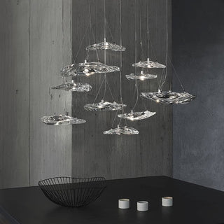 Cloud Shape Glass Pendant Light