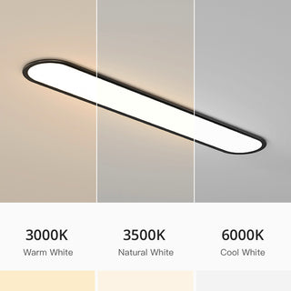 Simple Ultra-thin Seamless Two-color Edge Ceiling Lamp