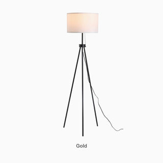 Fabric Iron Classic Tripod Floor Lamp