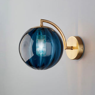 Glass Globe Wall Scone