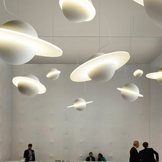 White Planet Halo Fantasy Pendant Light