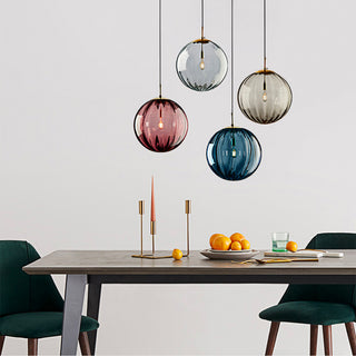 Water Ripple Cluster Pendant Light, 10 Morandi Color