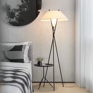 Hat Wrought Iron Design Tripod Floor Lamp