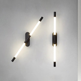 Minimalist Brass Rotatable Line Wall Light