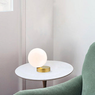 Simple Modern Frosted Glass Ball Gold Creative Wall Lamp