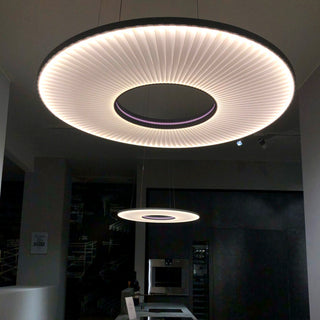 Ring Pleated Fabric UFO Chandelier