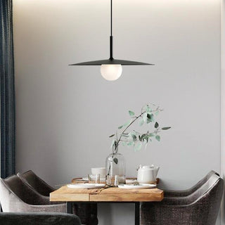 Minimalist Hat Shape Pendant Light, 3 Color & Size