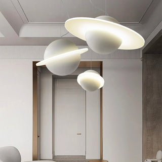 White Planet Halo Fantasy Pendant Light